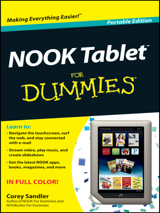 Title details for NOOK Tablet For Dummies by Corey Sandler - Available